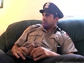 Straight cop Zack gets a blowjob from Vinnie