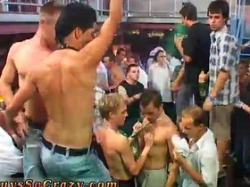 Asian guys having hot gay sex in a group