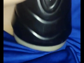 Solo boys solo pleasure with toy and mouth cumshot