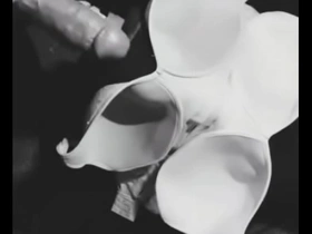 A compilation of hot scenes with cum on Asian natural tits and a bra shot.